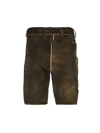GWEIH & SILK | Pantalones de cuero JULIAN | braun